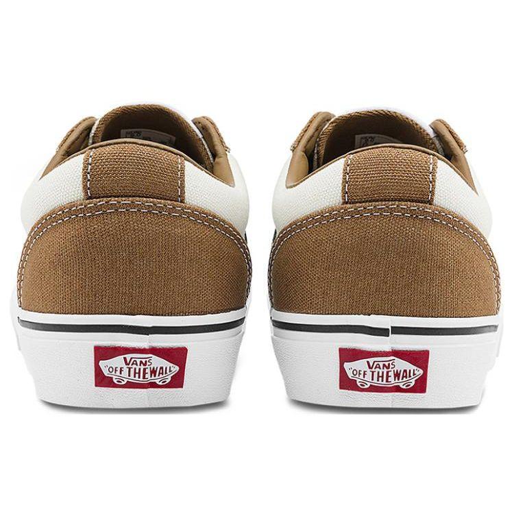 Vans Ward Casual Low Top Skate Shoes Unisex sneaker White Brown Black VN0A36EMLBR