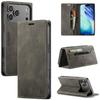 Magnetic Flip Leather Phone Case for iPhone 17 16 15 Pro Max 16E Air 14 Plus 13 12 11 Pro Max Card Slots Wallet Cover Purse