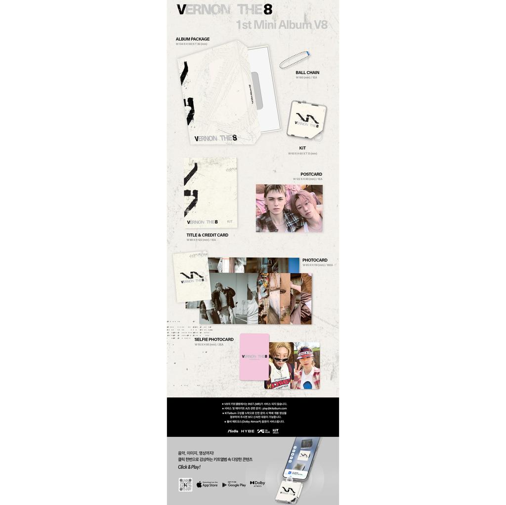 [Pre-order] V8 (SEVENTEEN) 1st Mini Album [V8] SET 4EA