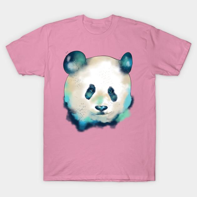 T Shirt Women Cute Space Galactic Artsy Panda Bear Adorable Harajuku Print Kawaii Tshirt Summer Short Sleeve Female T-Shirt Top Tee