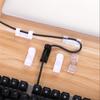 Cable Holder Clips 20Pcs Cable Management Cord Organizer Clips Silicone Self Adhesive For Desktop Office Home
