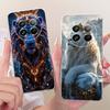 For Realme 12 Pro+ 12Pro 5G Cool Dragon Tiger Pattern Phone Case For Realme 12 Pro Plus 5G Soft Silicone TPU Cases