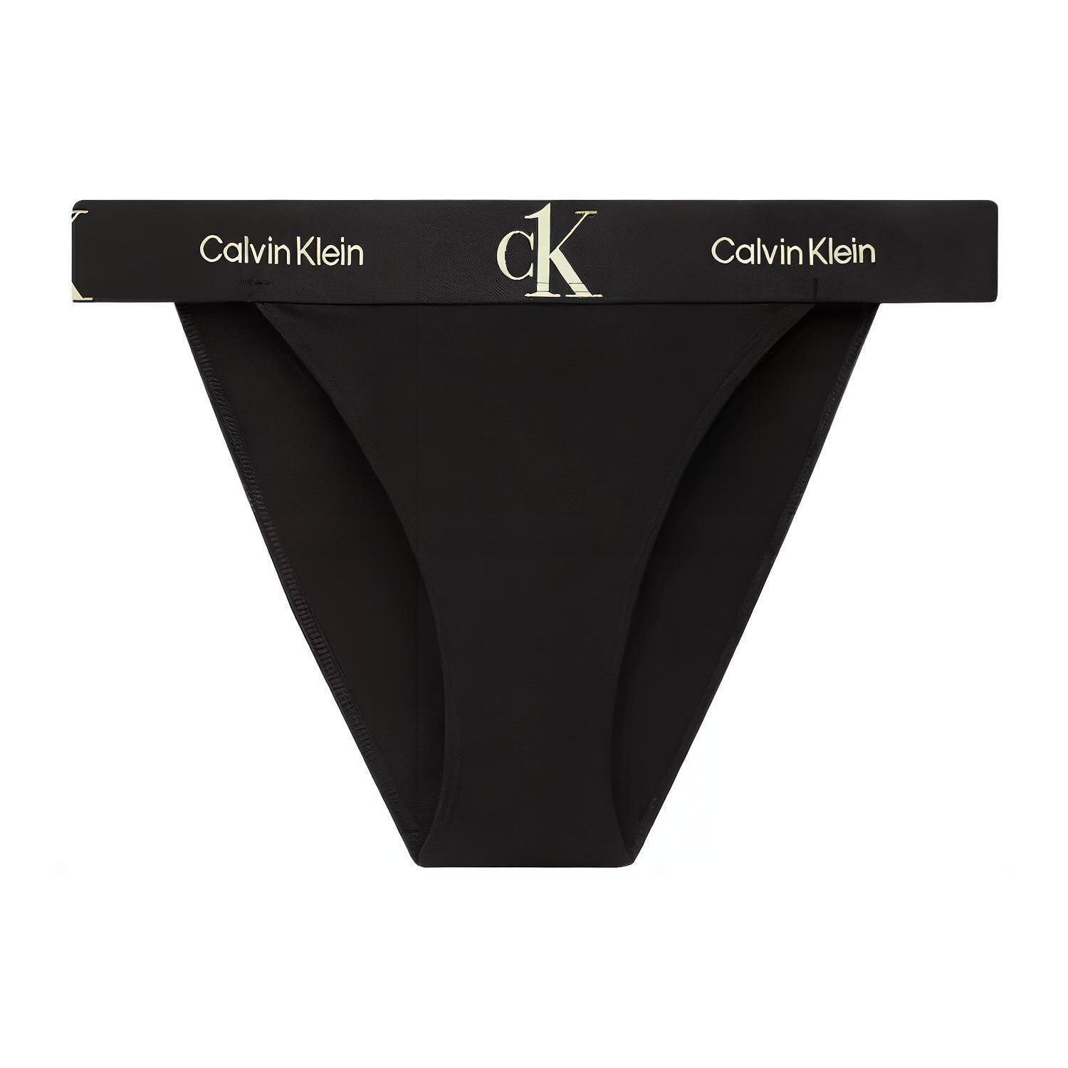 Calvin Klein One Gravity Band FW23 Waist Logo Print Triangle Underwear Women underwear Black QF6966-UB1 S