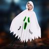 Children Ghost Skeleton Cape With Night Glow For Theater And Cosplay