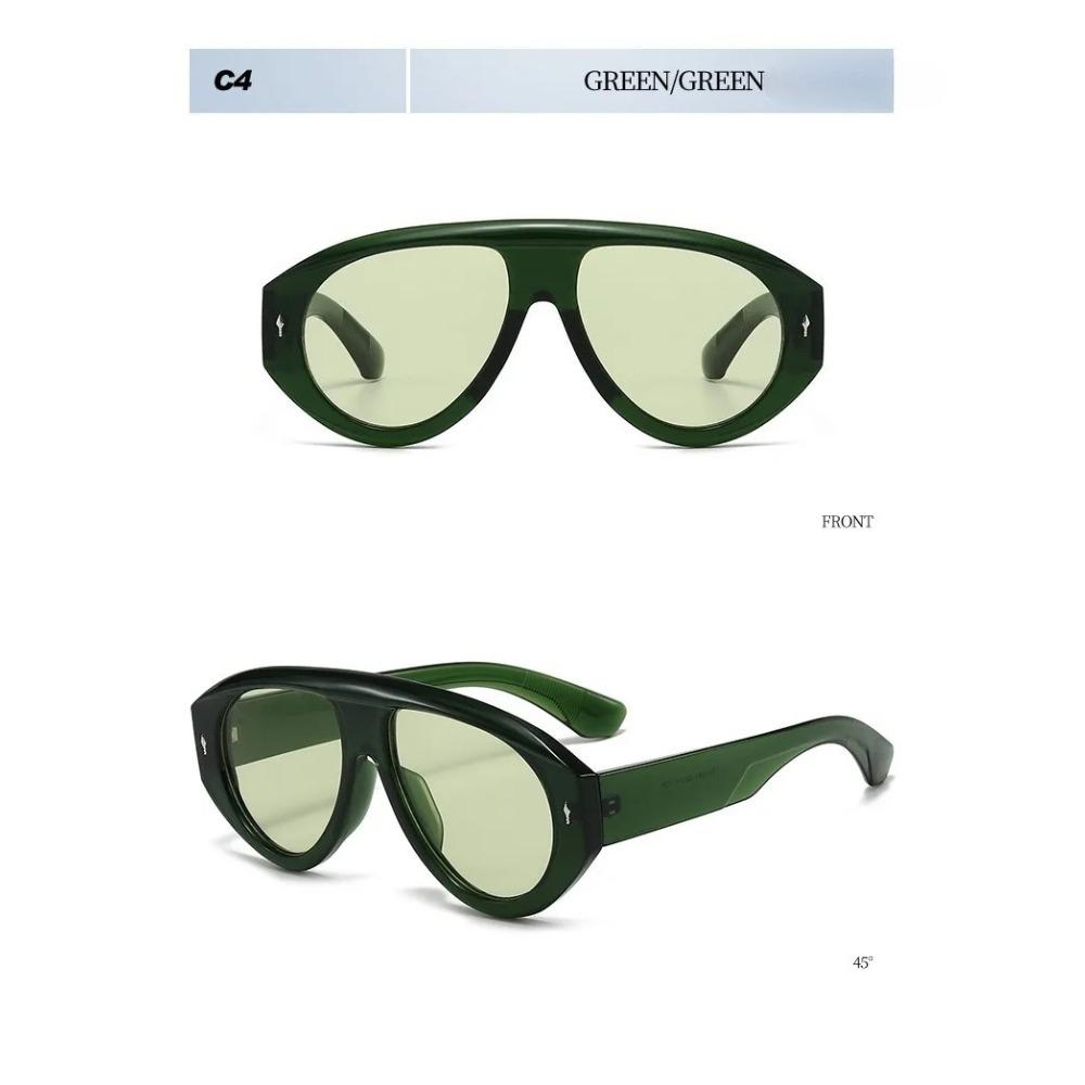 New Oversized Sunglasses Stylish Street-Style Shades Outdoor Travel UV-Protective Eyewear UV400 Unisex Classic Driving Glasses