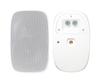 Fonestar SONORA-6TB - Waterproof (IP-66) 2-way Speaker with 100V Transformer, White, Fonestar