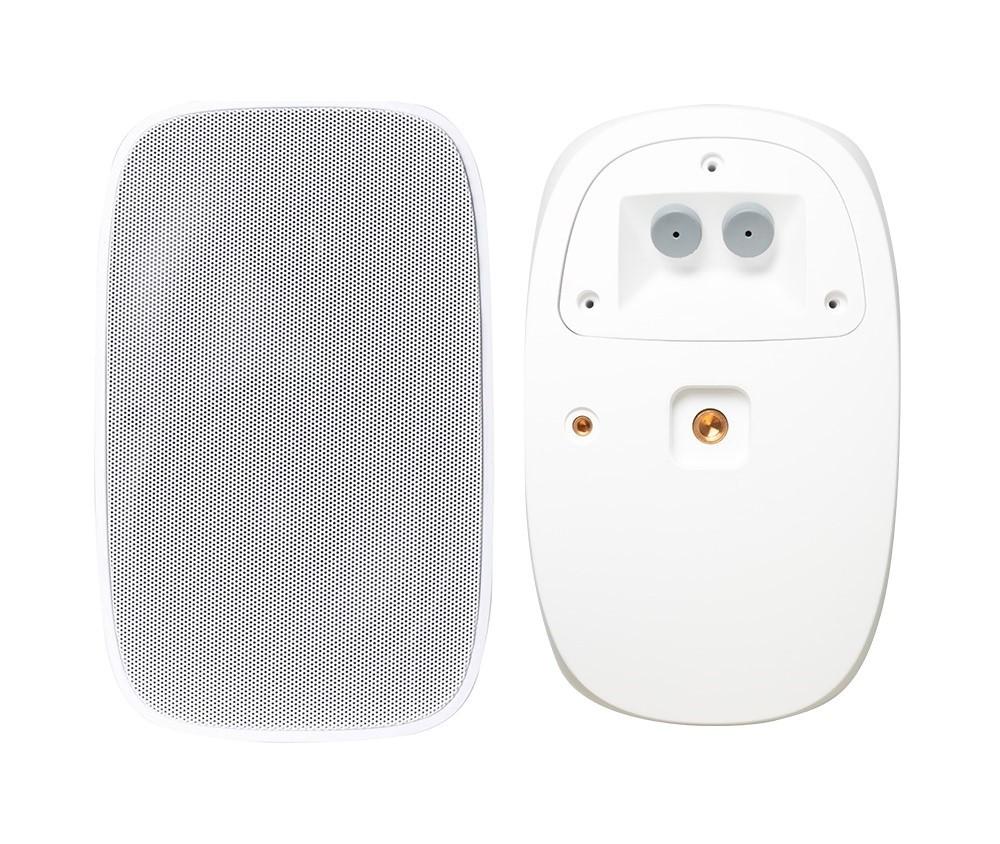 Fonestar SONORA-6TB - Waterproof (IP-66) 2-way Speaker with 100V Transformer, White, Fonestar