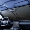 Titanium Silver Laser Car Windshield Sun Shade Heat Insulation UV Protection Sun Visor