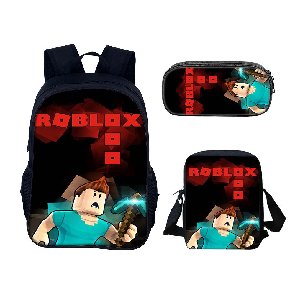 Roblox Anime Dreiteiliges Set für Jungen, Mädchen und Grundschüler (Auf Lager)