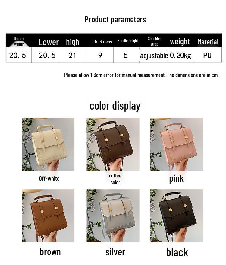 2023 Trendy Textured Casual Women's Backpack – Stylish and Simple Shoulder Bag