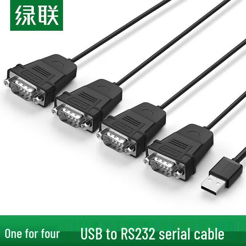 UGREEN Industrial USB to 4-Port RS232 DB9 Serial Adapter