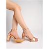 Shoetopia Sandale à Talon Fille - 1313 Or Rose - 5 UK (Filles-Talon-1313-Or Rose)