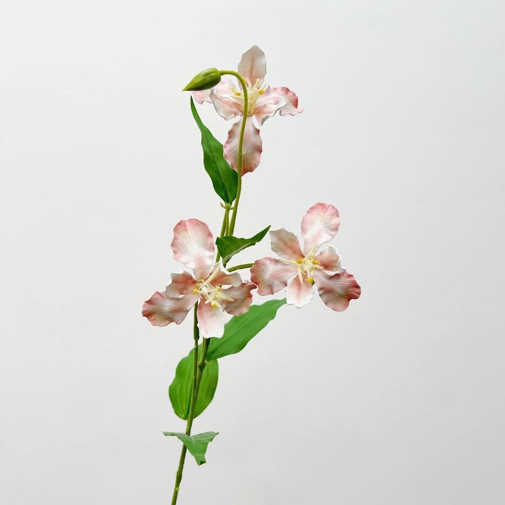 Realistic Simulation Silk Flowers Long Branch Faux Flower Luxury Fake Iris Stem  Party Decor