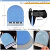 Set of 2 Piano Gloves with Key Perfect for Cleaning Velvet for Soft and Comfortable Dust Compatible with Various Pianos Cleaner, Pianos, Double-Sided