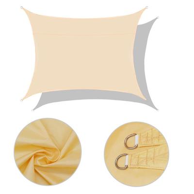 Rechthoekig 2x2,5m Waterdicht, Zonwerend, UV-bestendig Buitenzonnescherm