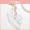 Feather Bohemian Long Earrings For Women With Plated Alloy Design Fashion Jewelry