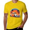 Sunset Drives: Vintage Iconic Car in Captivating Retro Sunset T-Shirt plus size t shirts cute clothes T-shirt