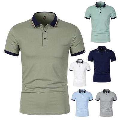 2025 Frühling/Sommer Neues Baumwoll-Poloshirt mit Polokragen für Herren und Damen Business und Freizeit