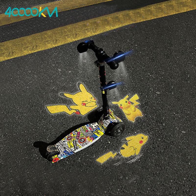 Детский мультяшный электрический проекционный предупреждающий фонарь