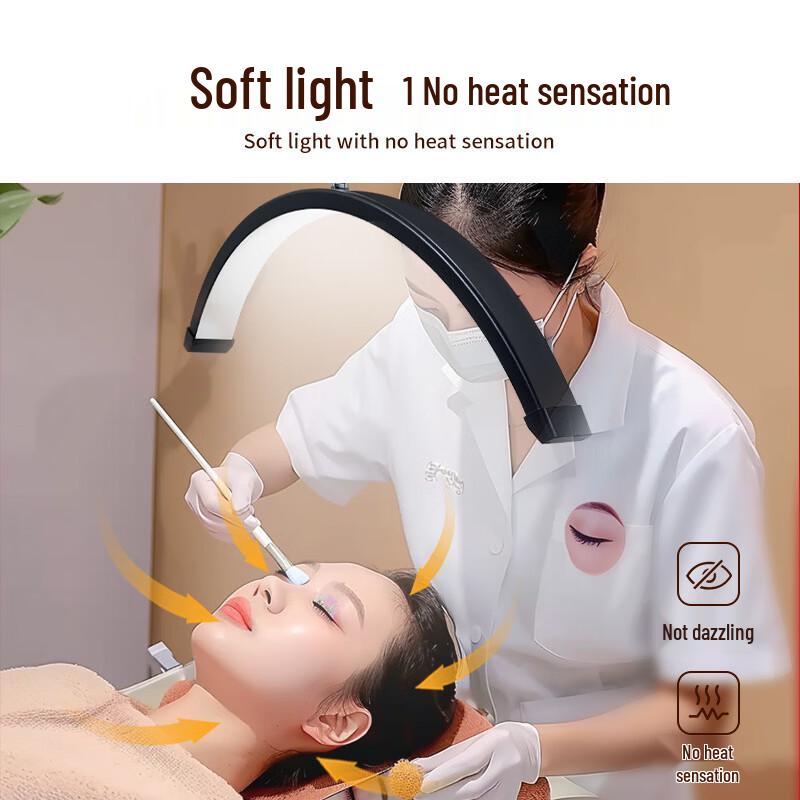 Oeny Half-Moon Lash & Tattoo Floor Lamp