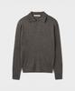 Beulaendideu Grace Merino Wool Polo Knit [Melange Brown]