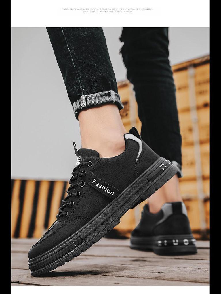 2024 New Summer Men's Breathable Casual Shoes: Versatile, Trendy, Light Sports Shoes with Labor Protection