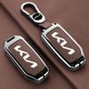 Leather Car Key Case Cover Shell For KIA Sportage R GT Stinger Sorento Ceed Cerato Forte Niro Soul Telluride Protector Keyless