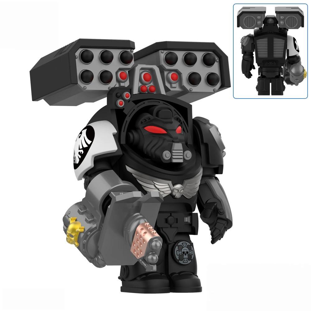 Středověký válečný rytíř, Složité detaily, Těžká výzbroj, Kompatibilní s hlavními značkami stavebnic