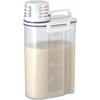 Value Set of 2 Asvel Airtight Rice Containers, 2kg, White, 7509