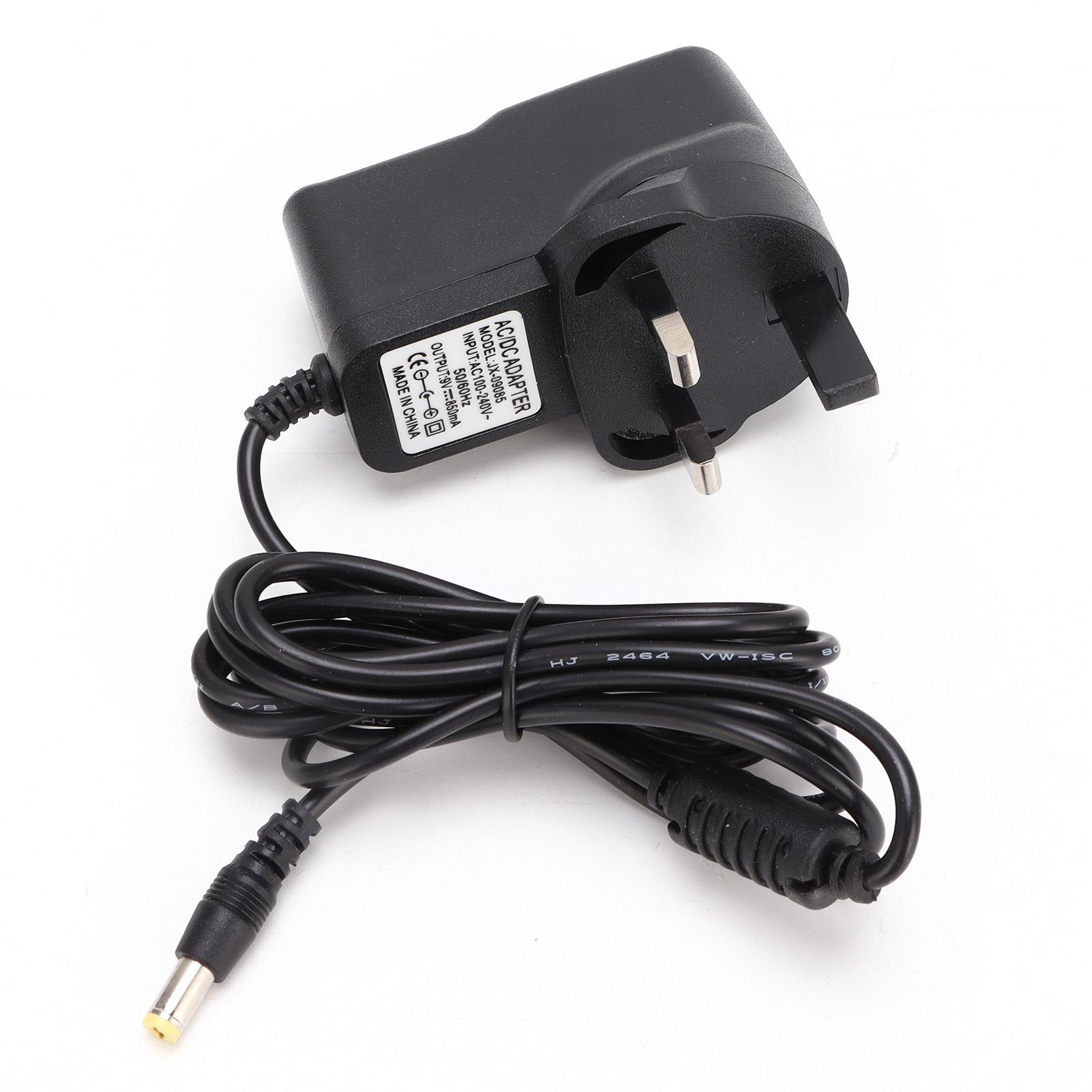 

Адаптер живлення 9В Чорний Мультиефекти Пластик Широкозастосовний Довжина лінії 190см 9В