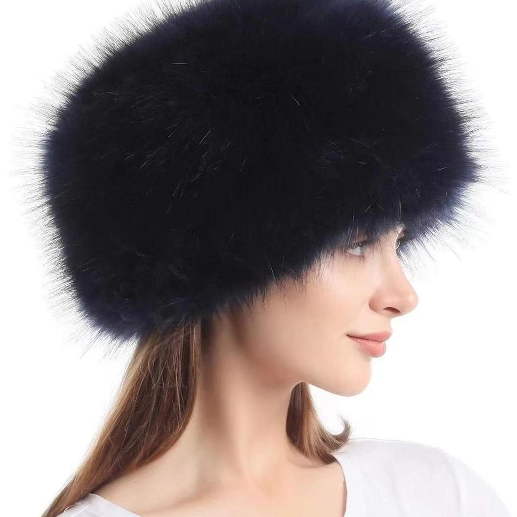 Women's Russian-Style Faux Fur Hat with Warm Ear Protection for Autumn/Winter