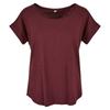 Build Your Brand Womens/Ladies Slub Long T-Shirt