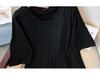 Plus Size Women's Summer T-Shirt Dress 2024 - Short Sleeve, Loose Fit, Mid-Length