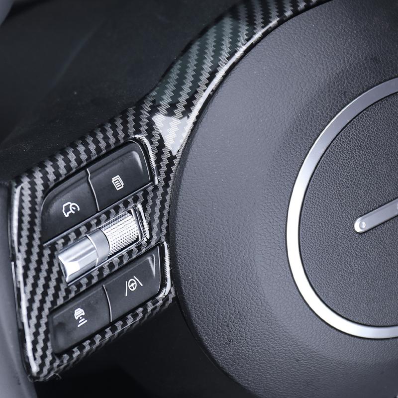 2PCS Car Steering Wheel Switch Button Trim Panel Frame Cover For Hyundai Tuscon NX4 2025 LHD RHD