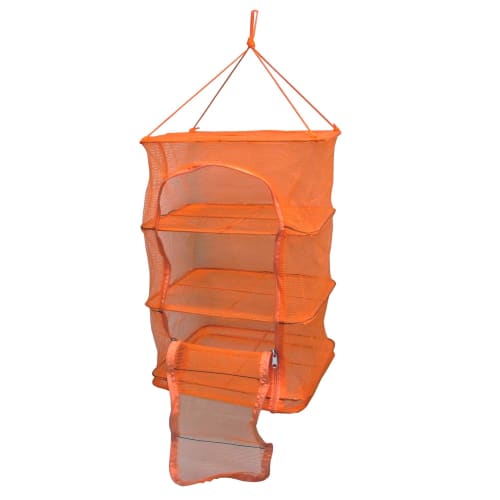 Alfor International Benlina 3-Tier Drying Basket, 30 x 25 x 40 cm, Sun Net, for Balconies and Other Use, Orange, B-951