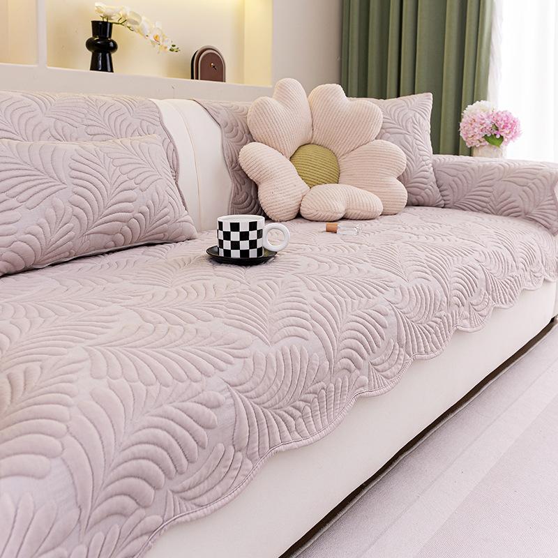 Special-shaped irregular sofa cushion 2025 new summer cool feeling light luxury high feeling fixed non-slip sofa cover cloth towel