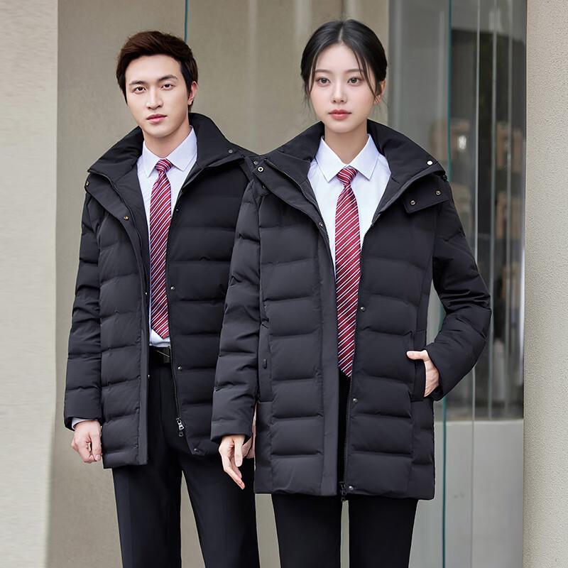 Terman Unisex Graphene Warm Down Jacket with Detachable Hood