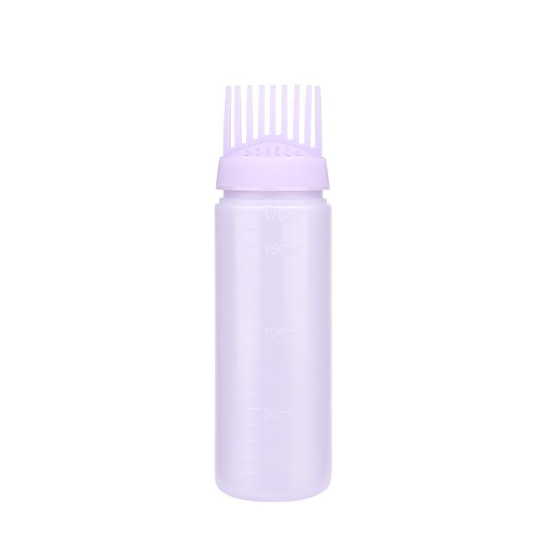 

Barber Dyeing Bottle Shampoo Oil Applicator Brush Scalp Treament Applicator Bottle Salon Home DIY Hair Coloring Styling Tools