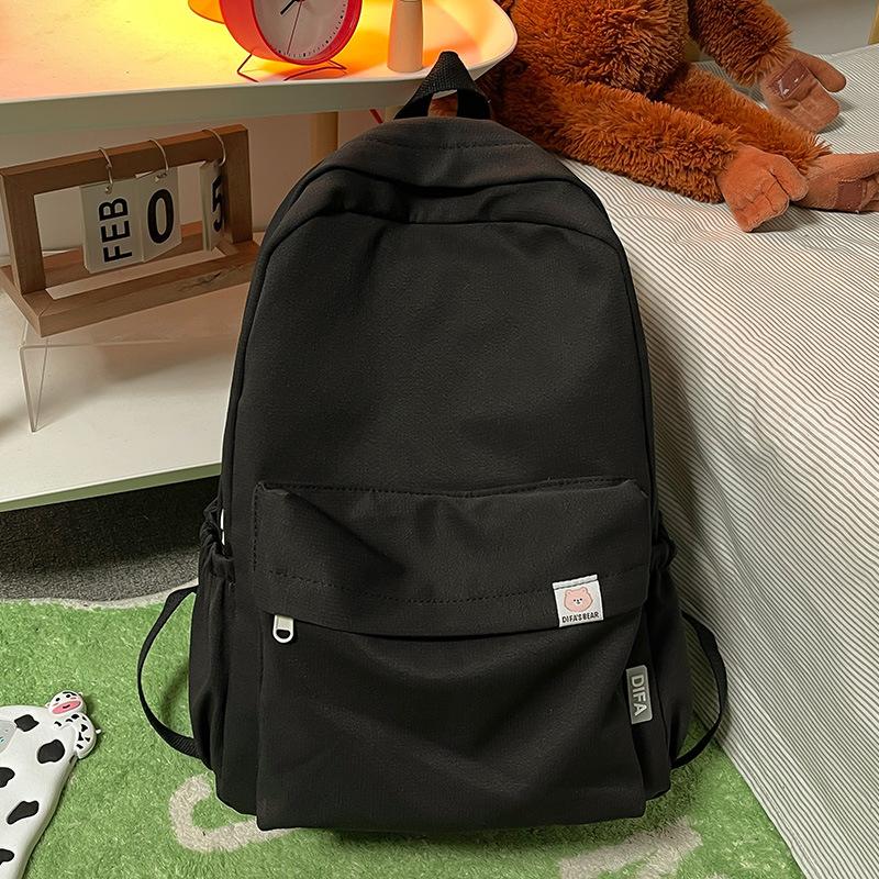 New Schoolbag for Elementary School Students  Girls  Junior High School Students  High Value Letters School Backpack