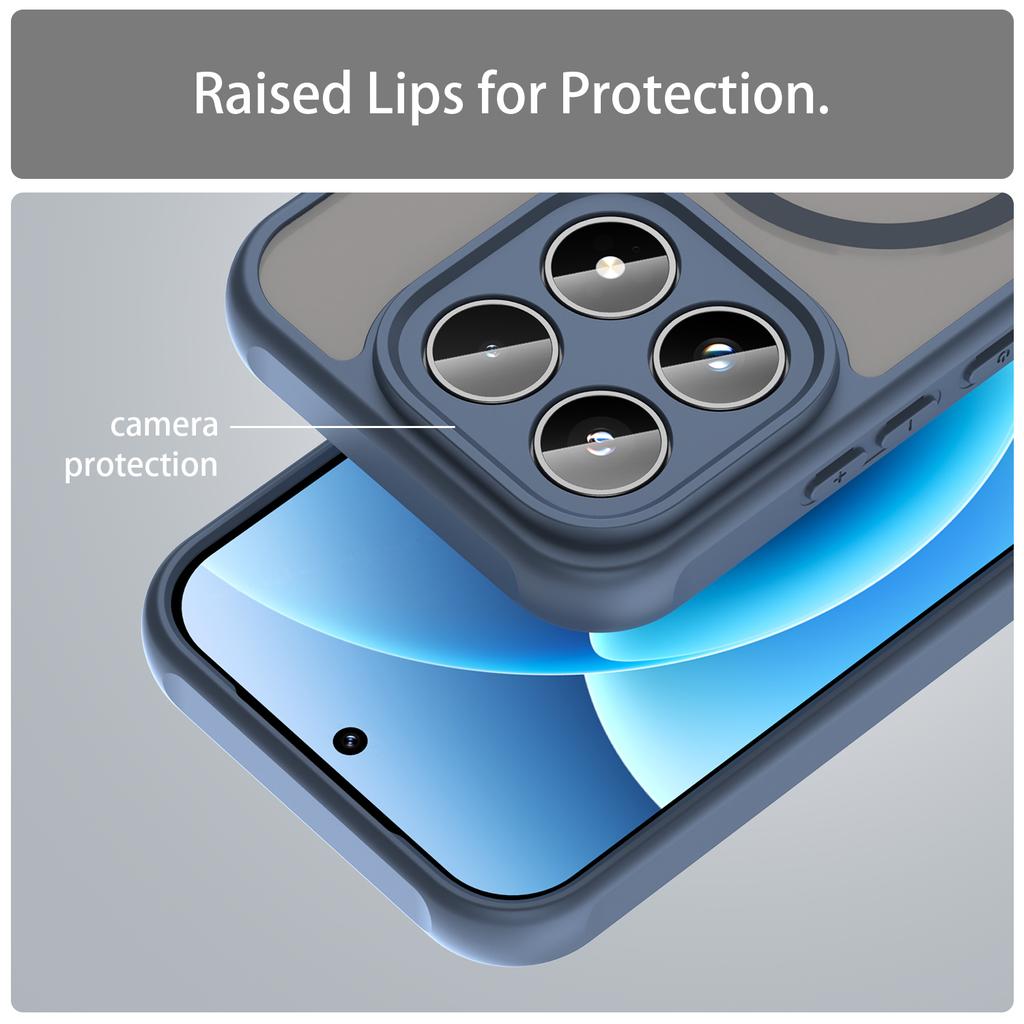 Xiaomi 17 Phone Case,Magnetic Shockproof Phone Case,Bumper Hybrid Cover for Xiaomi 17