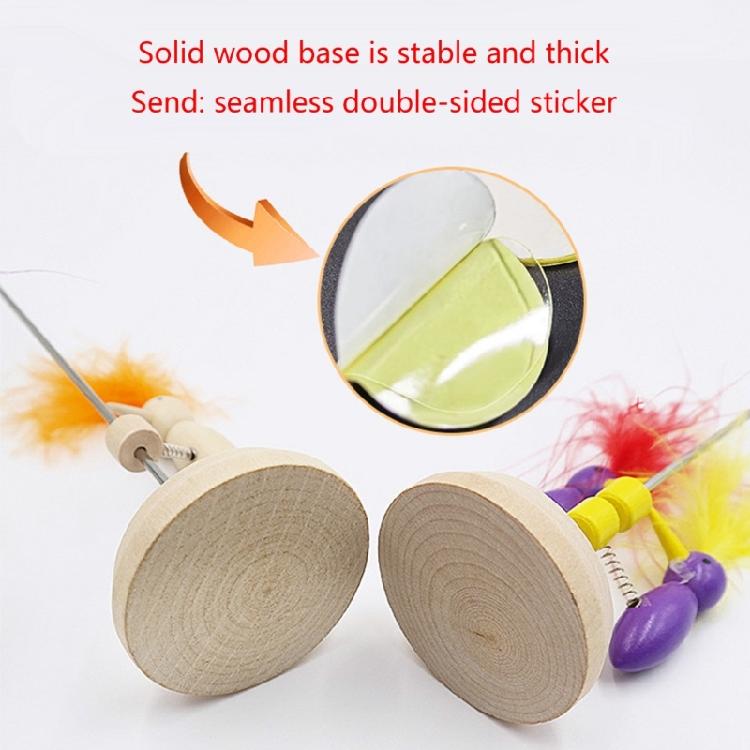 Woodpecker Toy for Cat Flexible Spring Fun and Intimate Pet Interaction