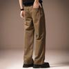 High-end Retro Tencel Scimitar Jeans Men's Summer New Washed Loose Casual Tooling Wide-leg Trousers