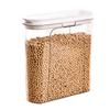 Space Saving Designs Sealed Grains Bin for Freshness Portable for Home Use and Office Supplies Pantrys Organization