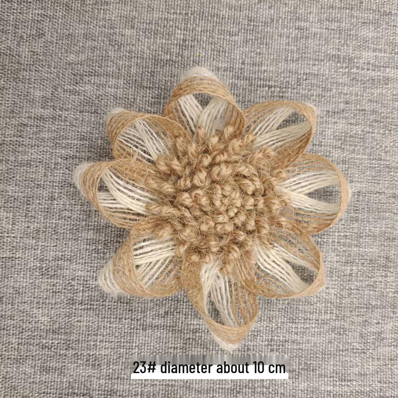 

Льняная цветочная корзина ручной работы: 3D-украшение для шляпы в виде розового банта для поделок своими руками и в детском саду