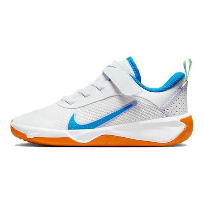 Omni Multi-Court PS White Photo Blue Kids Sneakers Vapor-Green Total-Orange DM9026-107