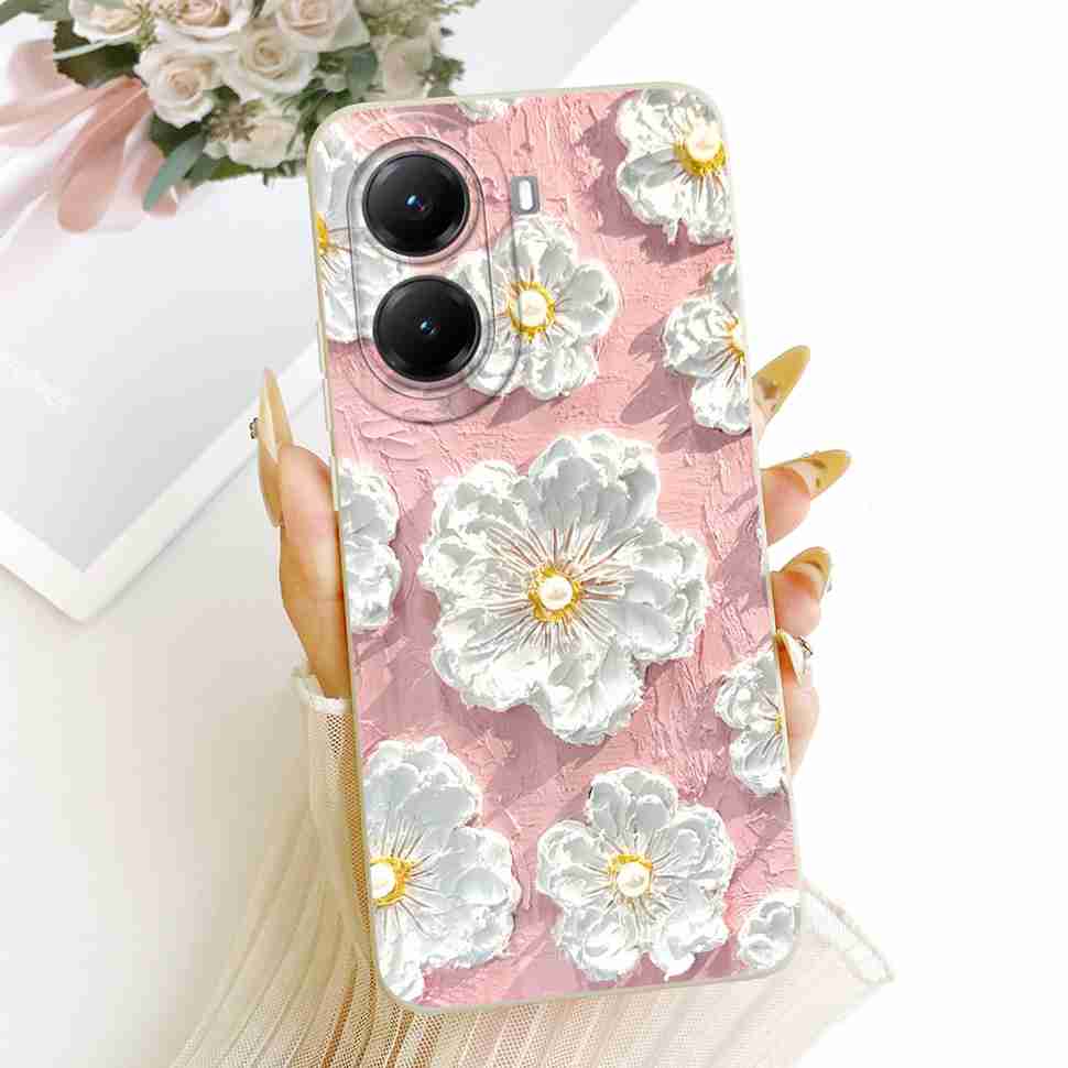 Butterfly Cherry For Xiaomi POCO X 7 x7 Pro 5G Case Clear Soft Bumper Protection Silicon Cover Capas For POCO X7 Pro