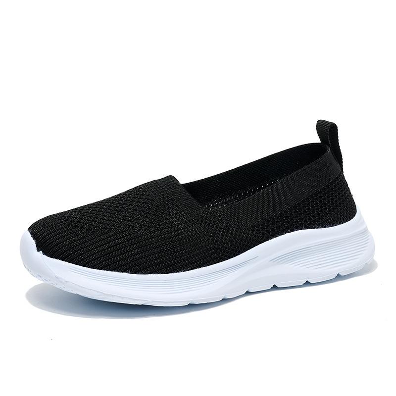 200G light women's shoes large size 36-43 flying weaving eva casual running sports shoes women's new models