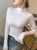 Modal High Neck Slim Fit Long Sleeve Women's Base Layer Top for Autumn/Winter Western Style