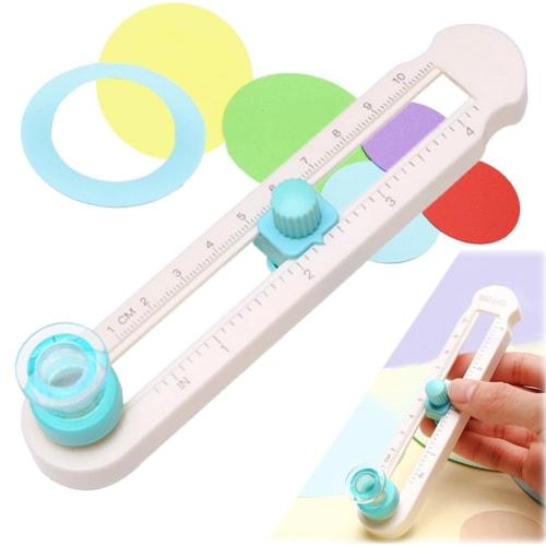 

Moeagel Circle Cutter for Paper (Fits 2cm to 20cm Diameters), Compass Cutter, Cuts Circles with Graduations, Easily Adjusts to the Size You Need, Easy