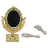 1/12 Classical Carved Mini Dollhouse Mirror Decor Kids Gifts Ornaments